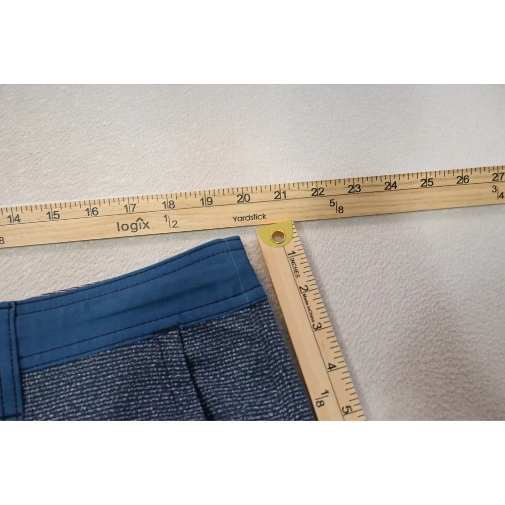 O'Neill Hybrid Shorts Mens 40 Blue Surf Hike Casual Textured Quick Dry Excellent